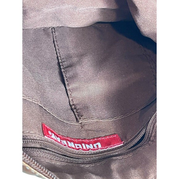 Unionbay Crossbody Bag Cognac Brown Faux Leather Studded Buckle Purse NWT - Picture 9 of 13